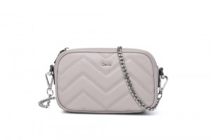 CS206945 LADIES' QUILTED LEATHER CROSSBODY