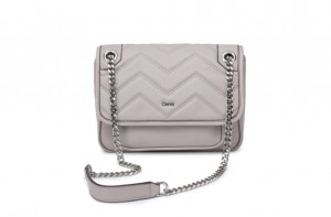 CS206976 LADIES' QUILTED LEATHER SHOULDER BAG S SIZE